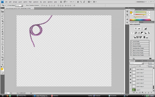 Creation of In my garden: Step 5
